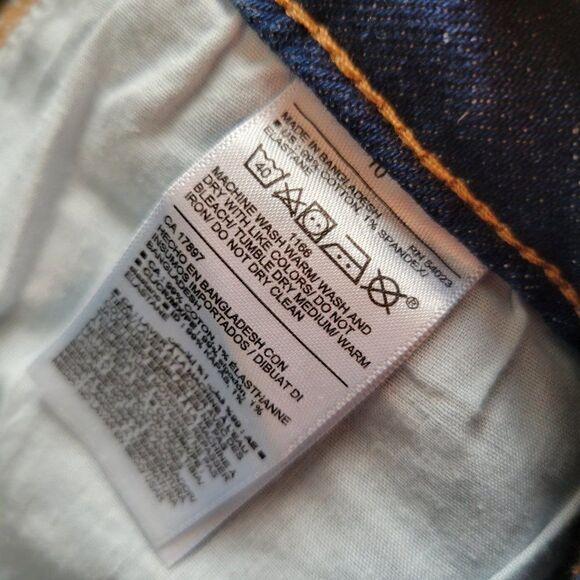 NWT OLD NAVY O.G. STRAIGHT HIGH RISE JEANS RAW EDGE SIZE 10 WOMENS - Picture 14 of 14